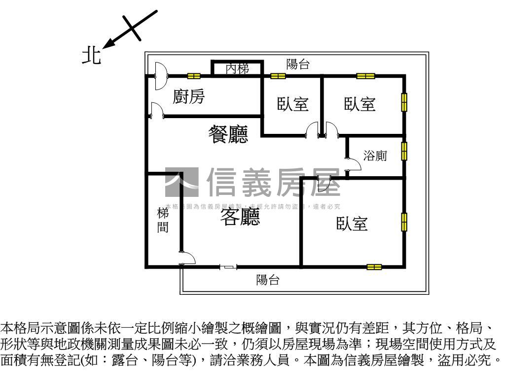 大新街方正大空間房屋室內格局與周邊環境