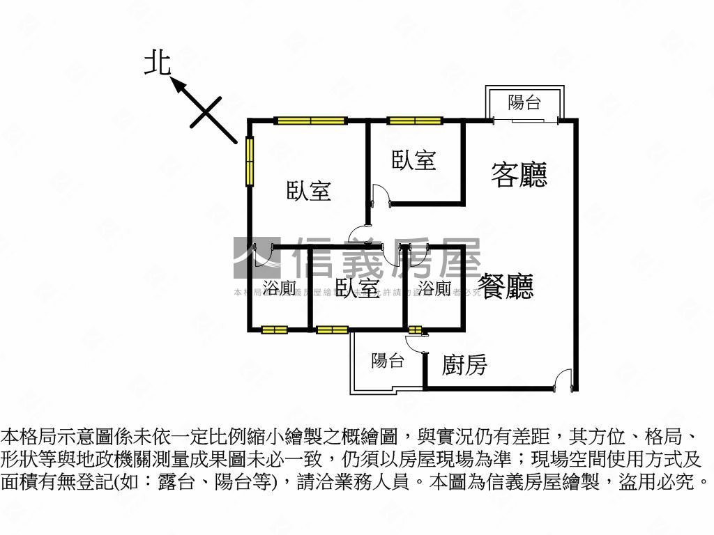 全新允將一朗三房平車房屋室內格局與周邊環境