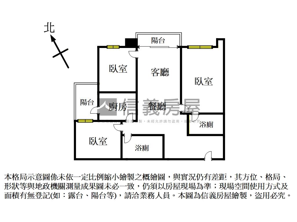 文青保護區景觀三房車位房屋室內格局與周邊環境