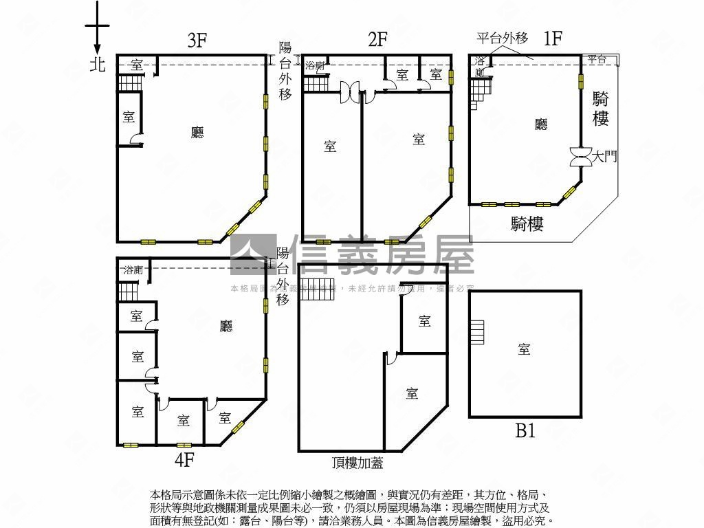 信義區三角窗面寬企業總部房屋室內格局與周邊環境