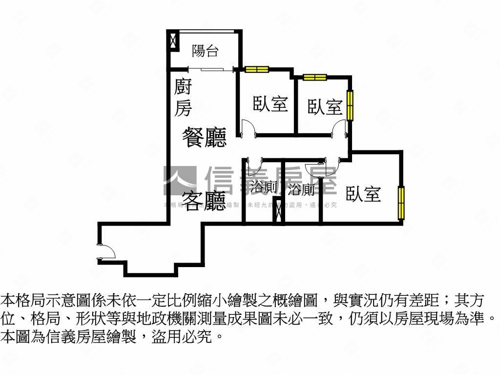 【預售】喆美邊間三房車位房屋室內格局與周邊環境