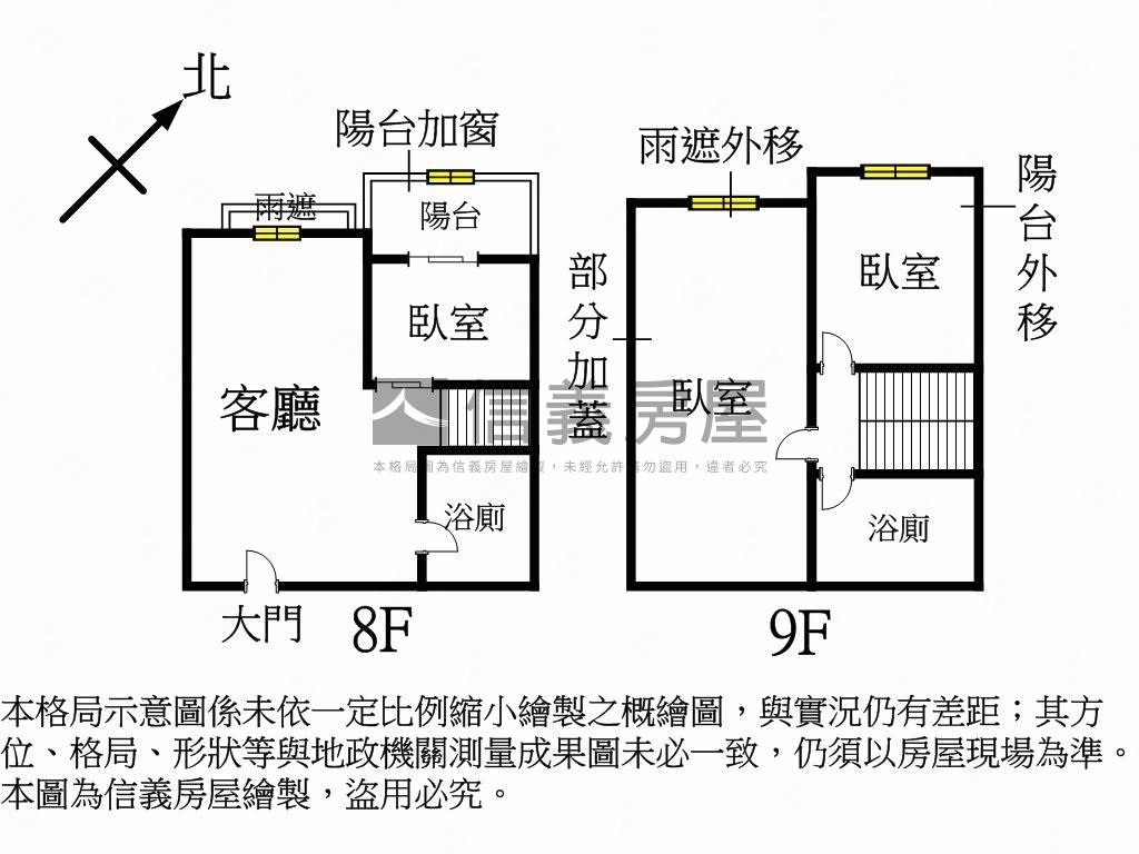 奇摩市樓中樓視野豪邸房屋室內格局與周邊環境