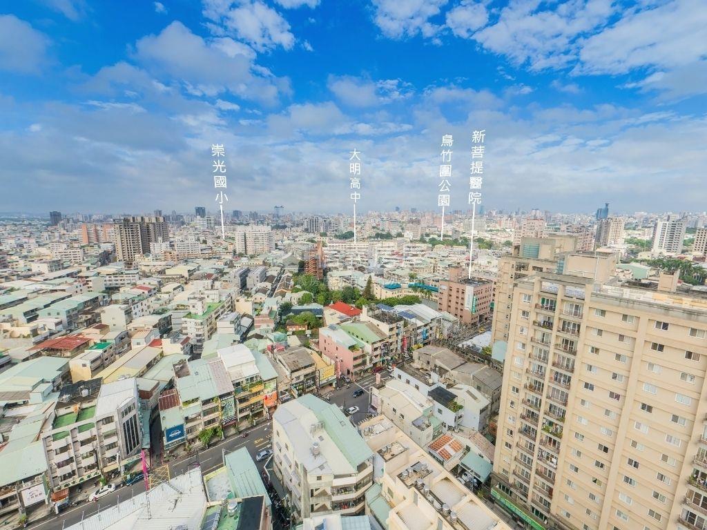 大明路傳世大地坪透天房屋室內格局與周邊環境