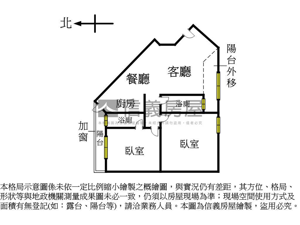 前鎮高中翻新採光兩房房屋室內格局與周邊環境
