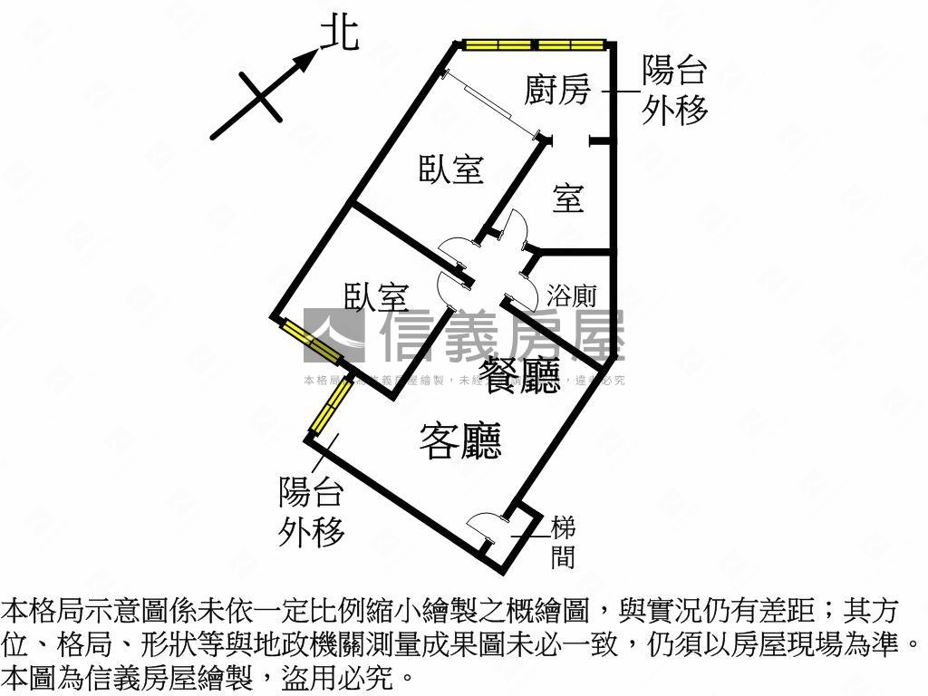 近捷運低總價黃金三樓房屋室內格局與周邊環境