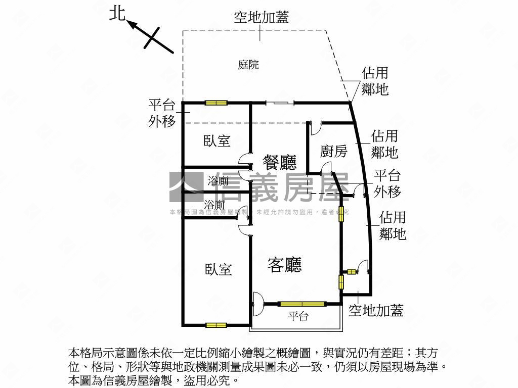 近ＳＯＧＯ一樓公寓房屋室內格局與周邊環境