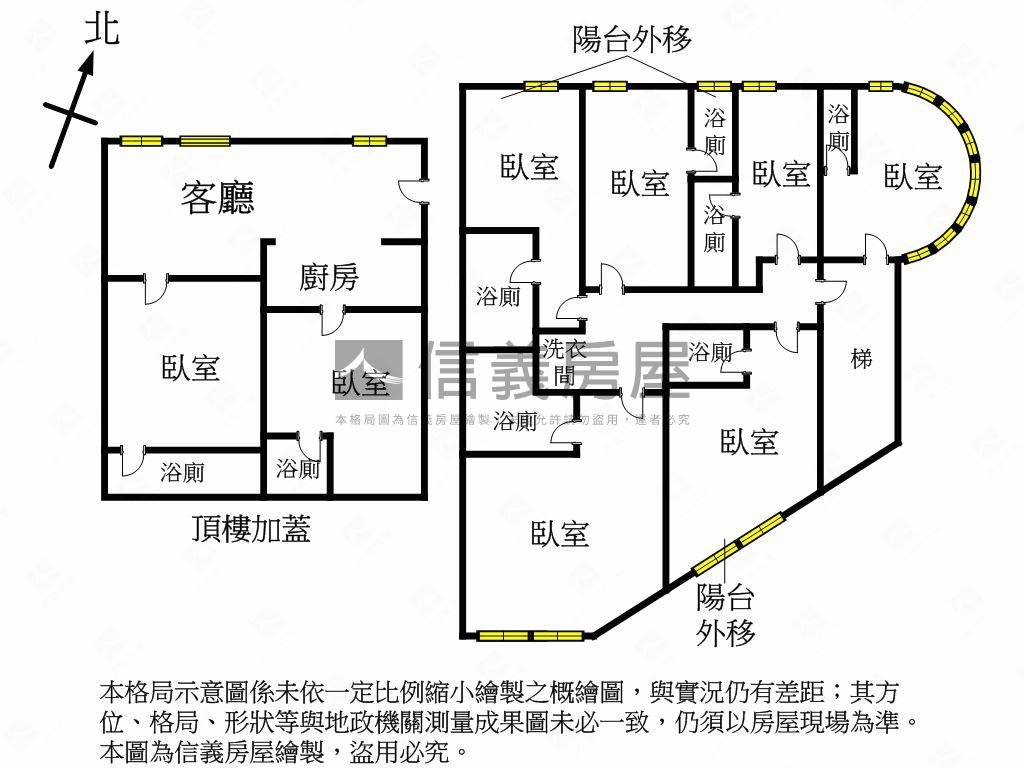 忠孝東路公寓頂加房屋室內格局與周邊環境