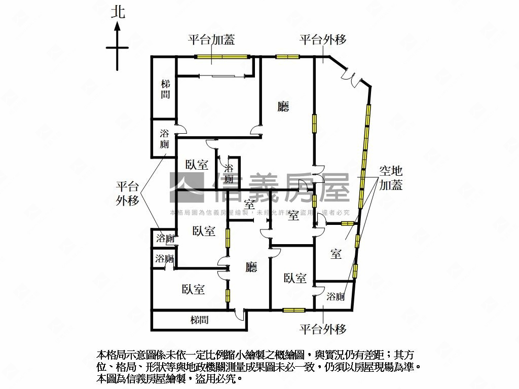 近遠東世紀廣場一樓雙併房屋室內格局與周邊環境