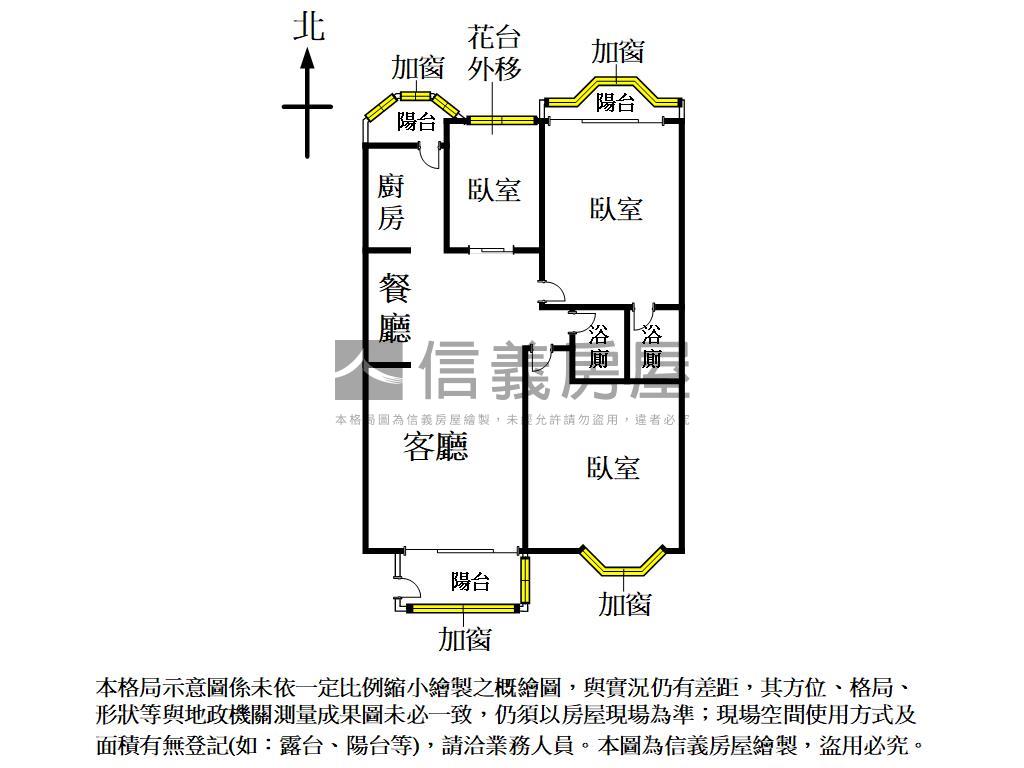 儷景雙星，私藏三房平車房屋室內格局與周邊環境