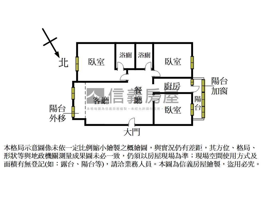 首璽長虹三房雙車位美屋房屋室內格局與周邊環境