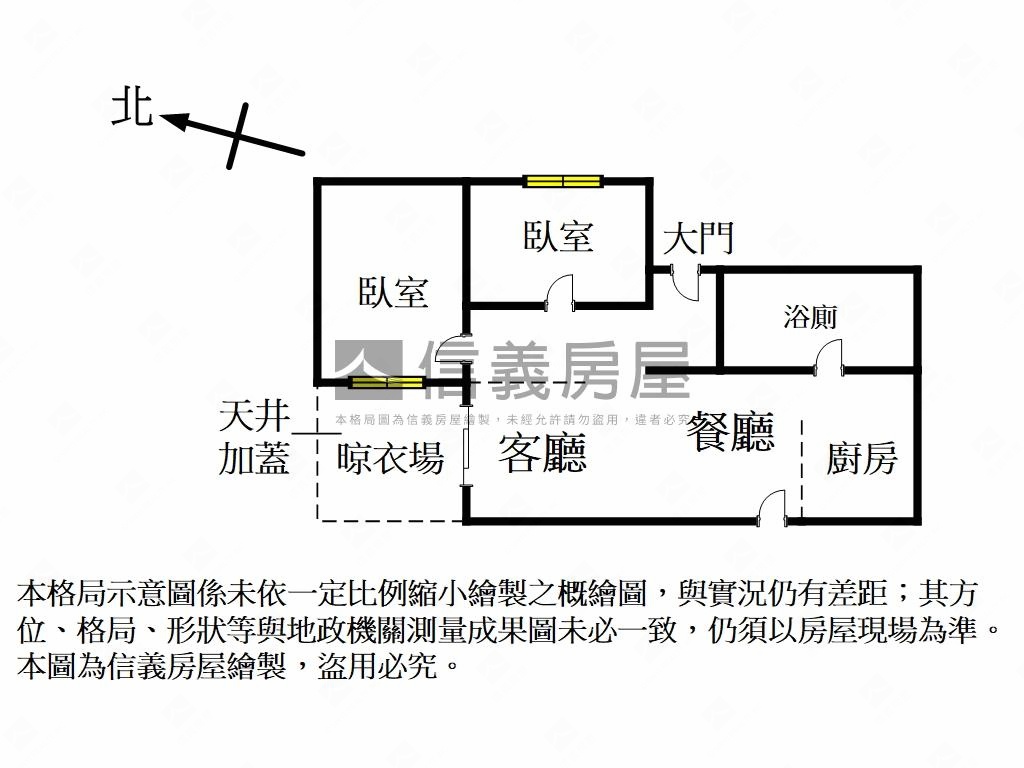 宜景心居‧靜謐寓所房屋室內格局與周邊環境