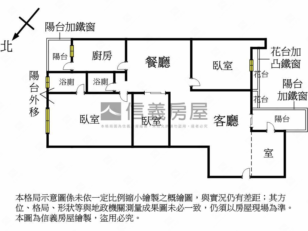萬大捷運●中正龍門美３房房屋室內格局與周邊環境