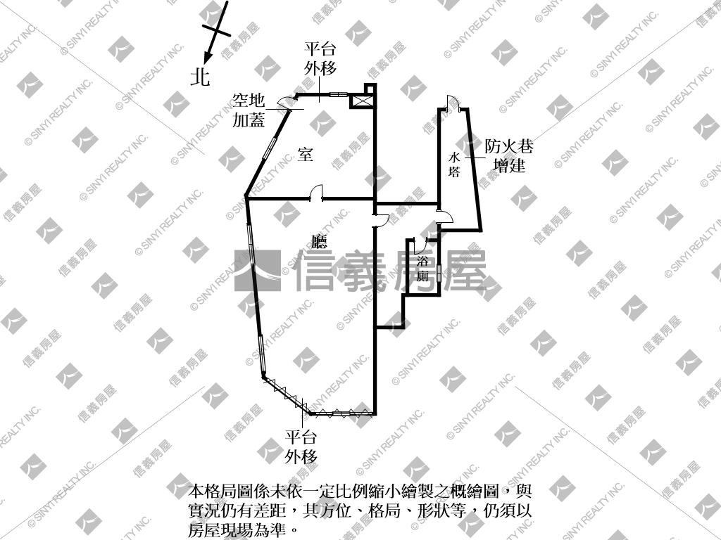 【馬路邊】三角窗金店房屋室內格局與周邊環境