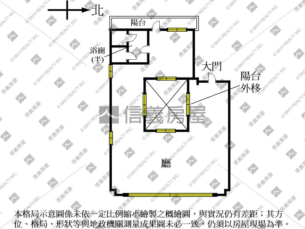 干城重劃區臨路商辦８樓房屋室內格局與周邊環境