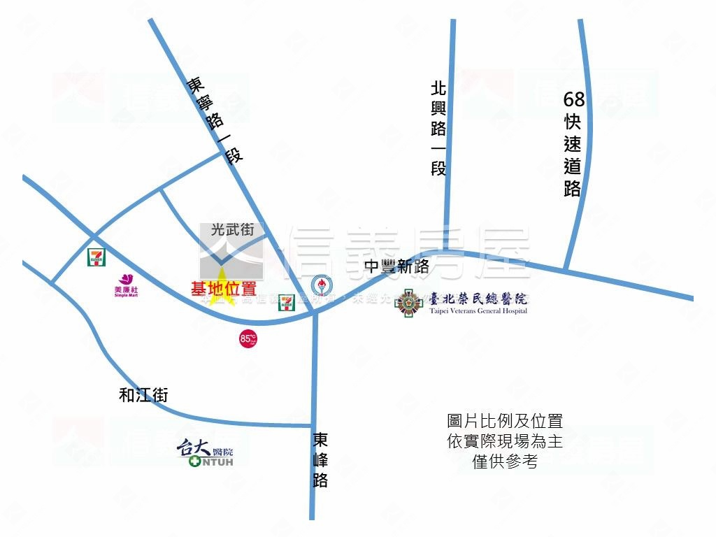 富宇瑀玥美視野三房房屋室內格局與周邊環境