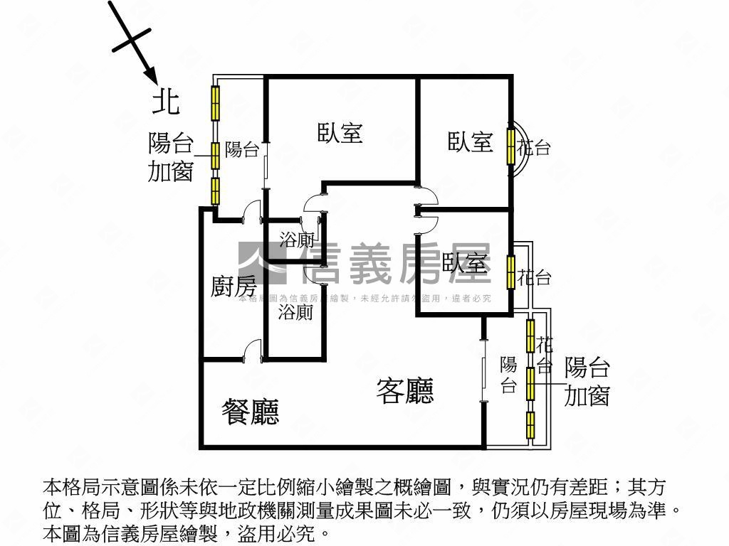 忠孝幸福後棟捷運電梯三房房屋室內格局與周邊環境