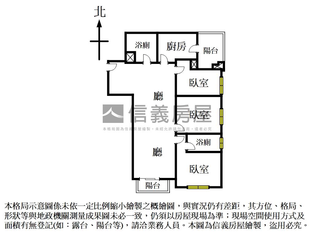 Ａ７捷市達朝南三房美屋房屋室內格局與周邊環境