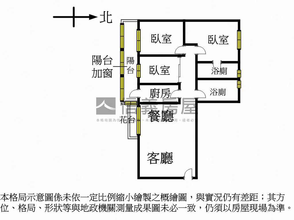 成功國宅優質高樓三房屋房屋室內格局與周邊環境