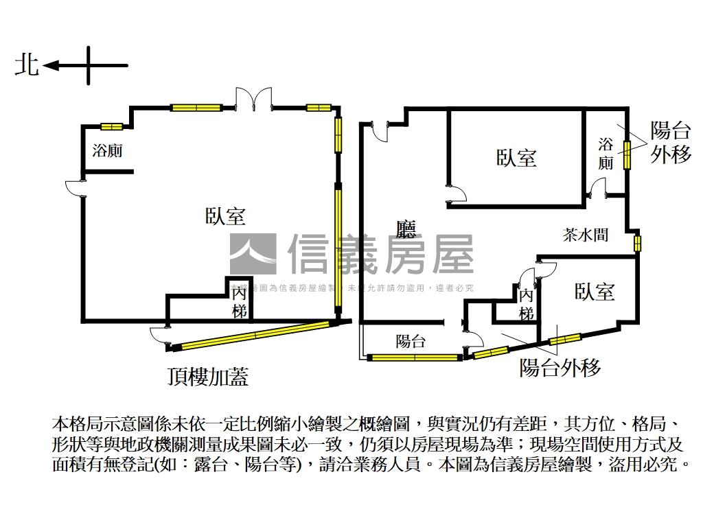 【頂樓住辦】承德路大空間房屋室內格局與周邊環境