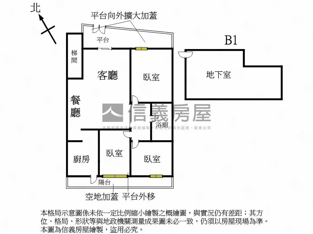 近央北中央新村稀有一樓房屋室內格局與周邊環境