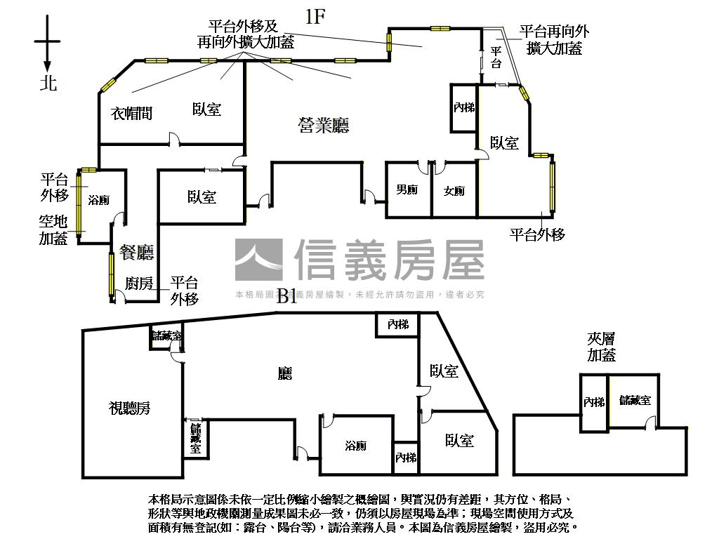 深坑佳麗堡一樓可住可辦房屋室內格局與周邊環境