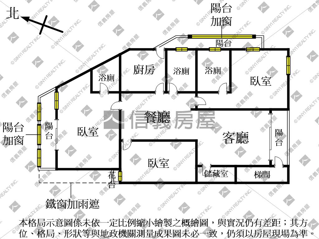 涵芳庭稀有雙主臥美寓房屋室內格局與周邊環境