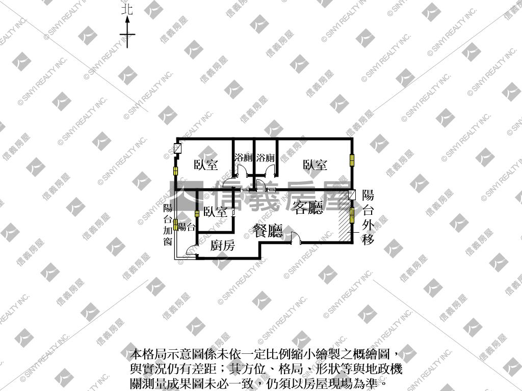 森林故鄉美美三房房屋室內格局與周邊環境