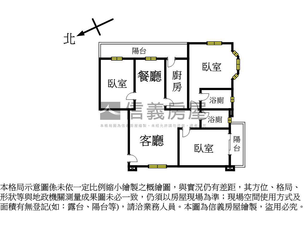 電梯３房三面採光可抽車位房屋室內格局與周邊環境