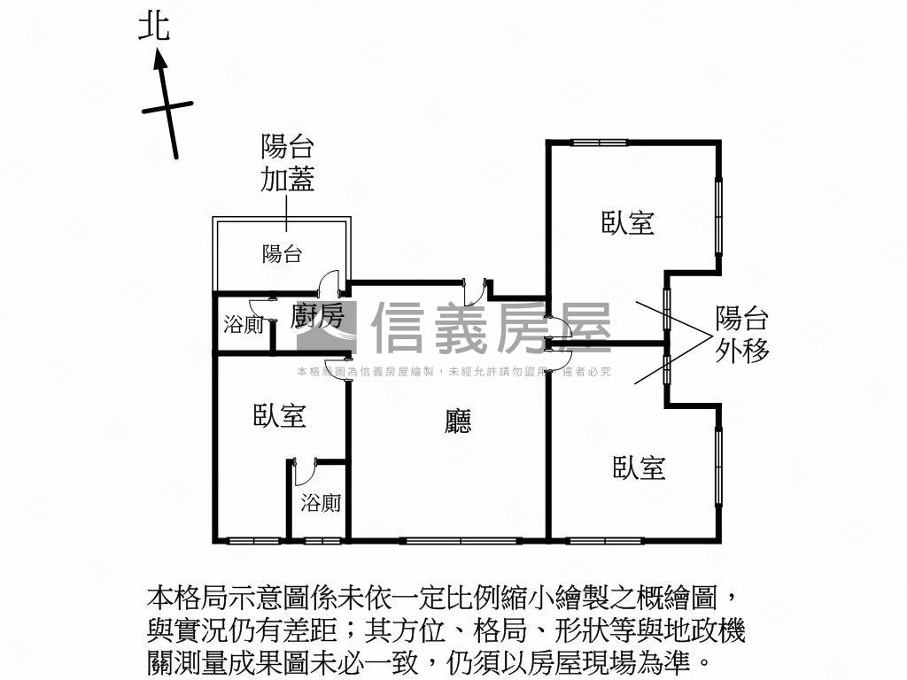 全新電梯採光大三房房屋室內格局與周邊環境