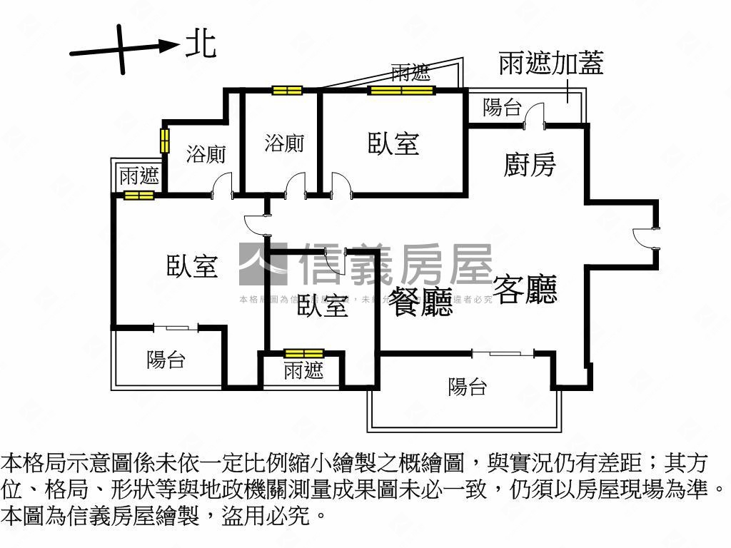 信義基泰中庭優景新廈房屋室內格局與周邊環境