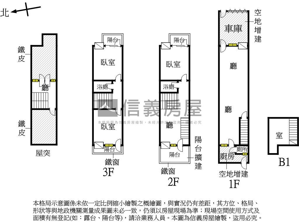 金鼎路旁活巷透天房屋室內格局與周邊環境