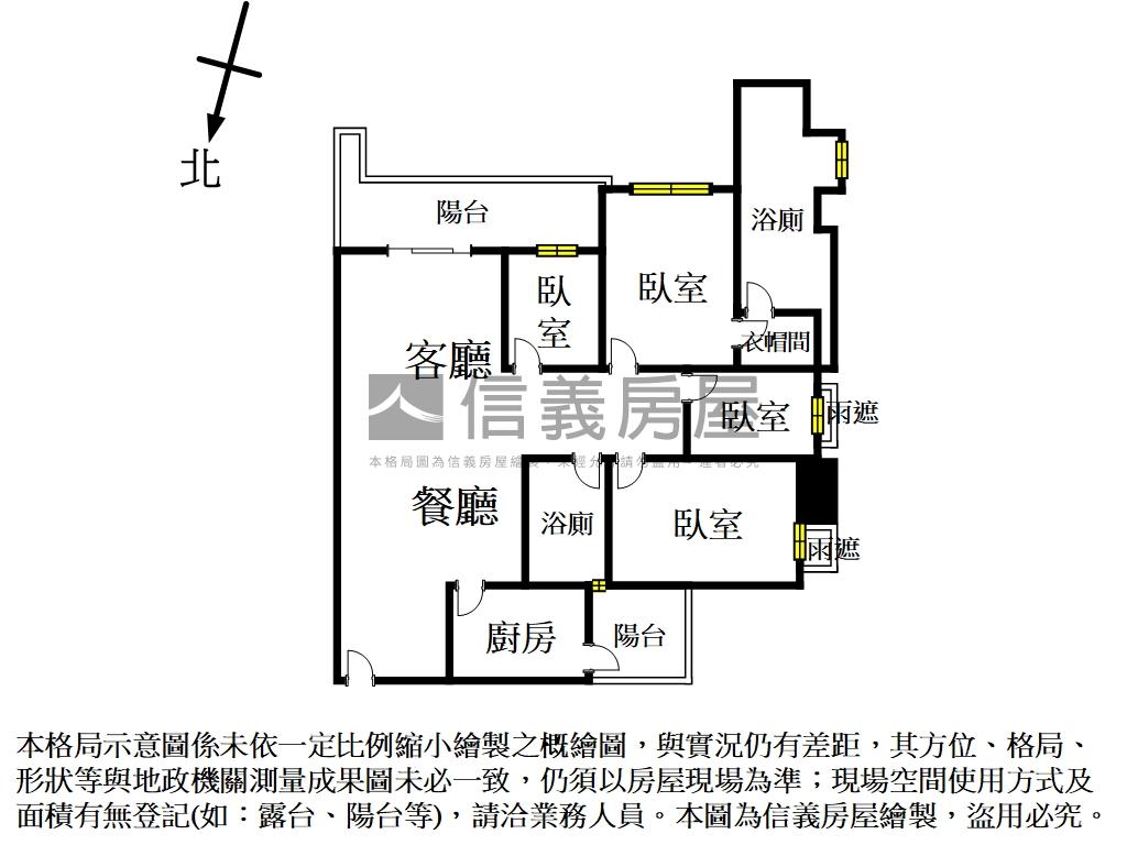 世紀館裝潢四房車位房屋室內格局與周邊環境