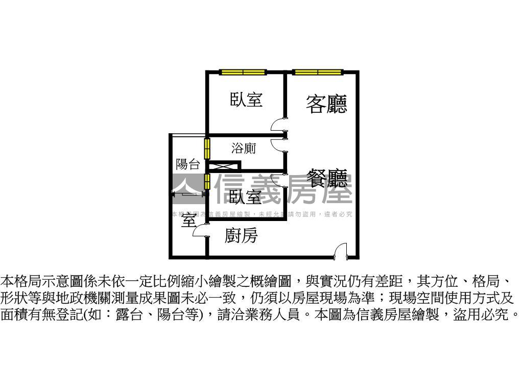 北大儛快樂成家房屋室內格局與周邊環境