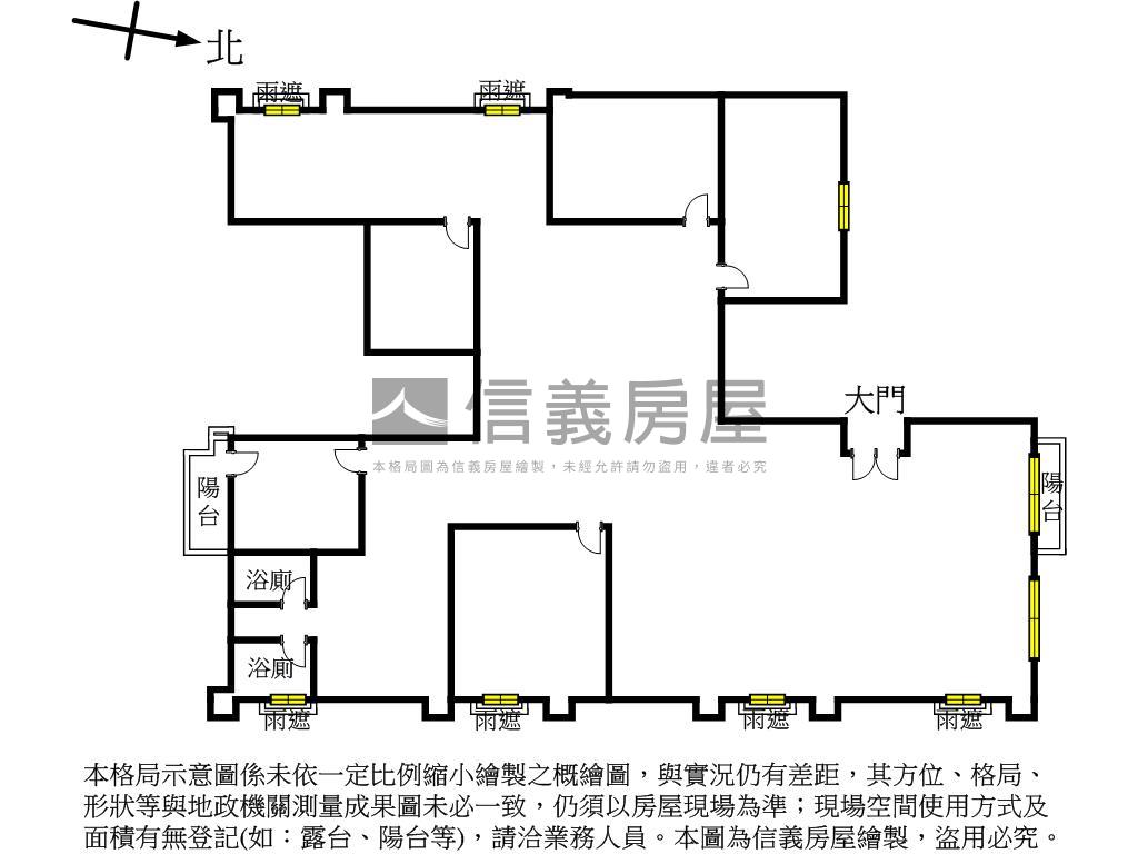 板橋臨路辦公大空間房屋室內格局與周邊環境