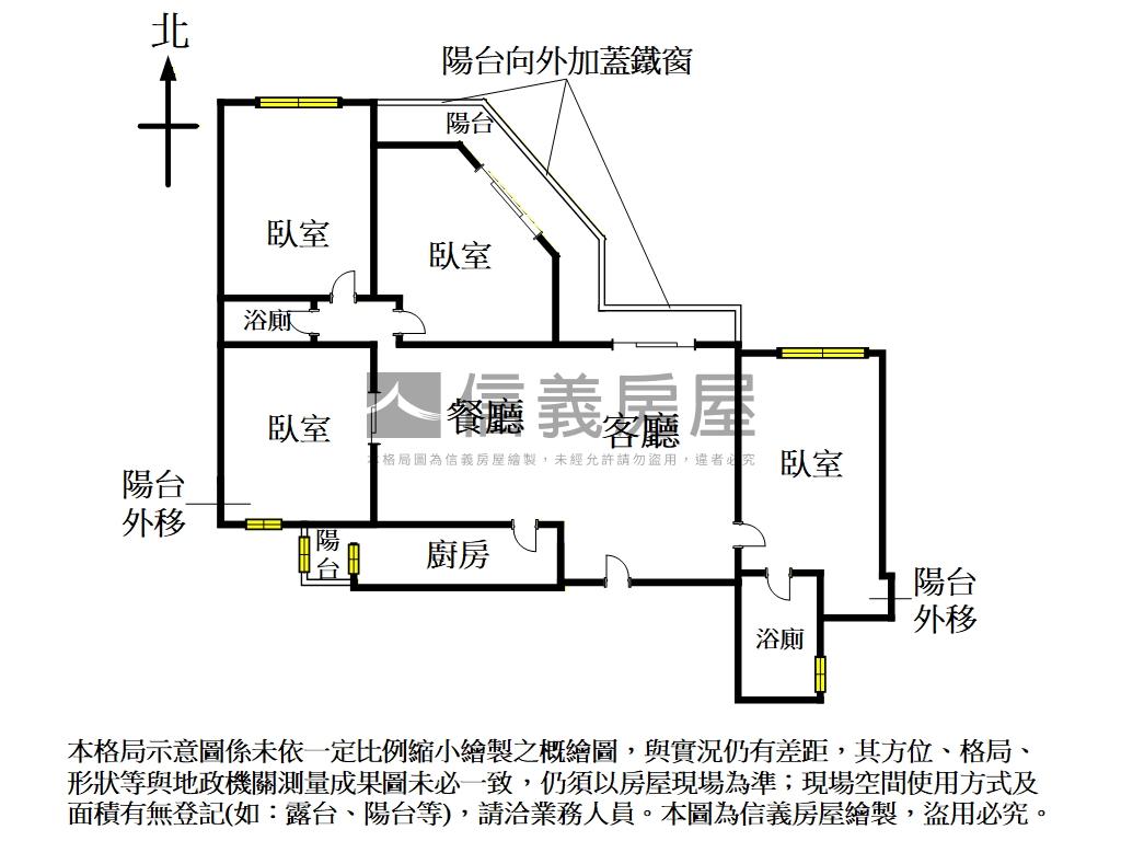 松山電梯４房☆大空間首選房屋室內格局與周邊環境