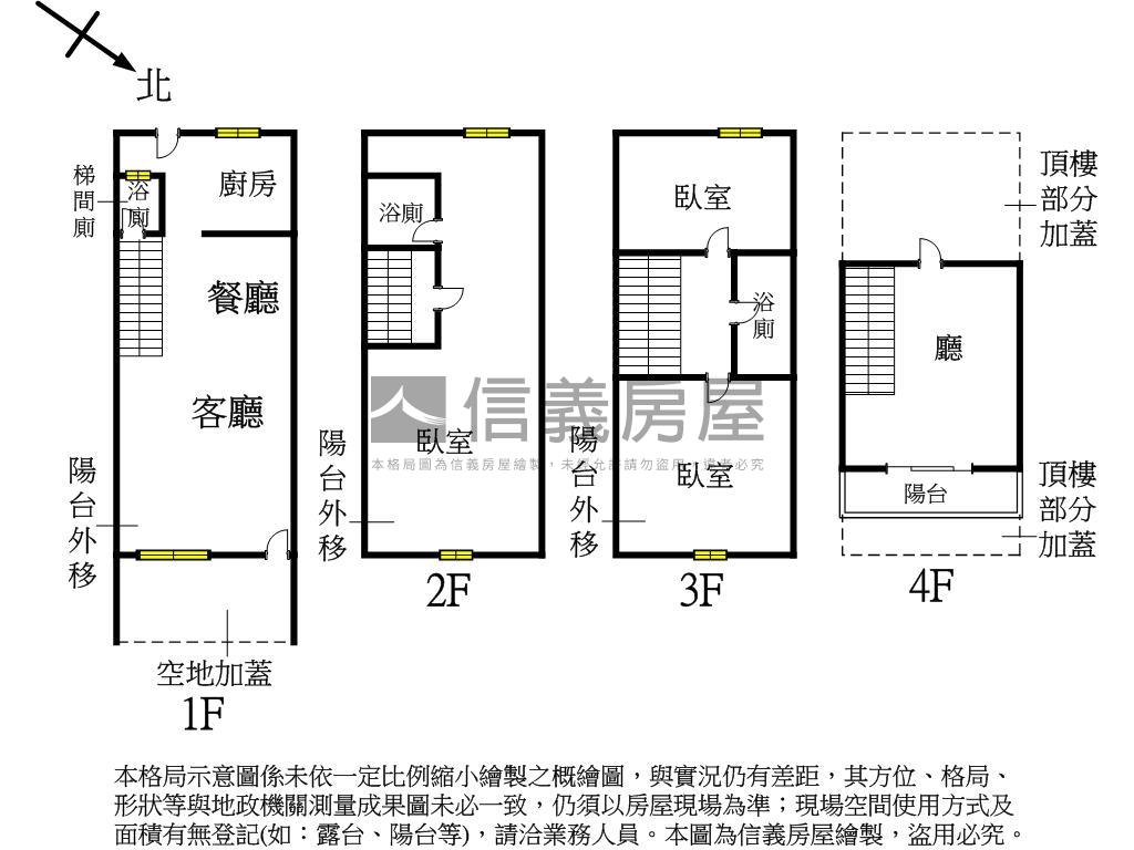 北屯震後臨路透天房屋室內格局與周邊環境