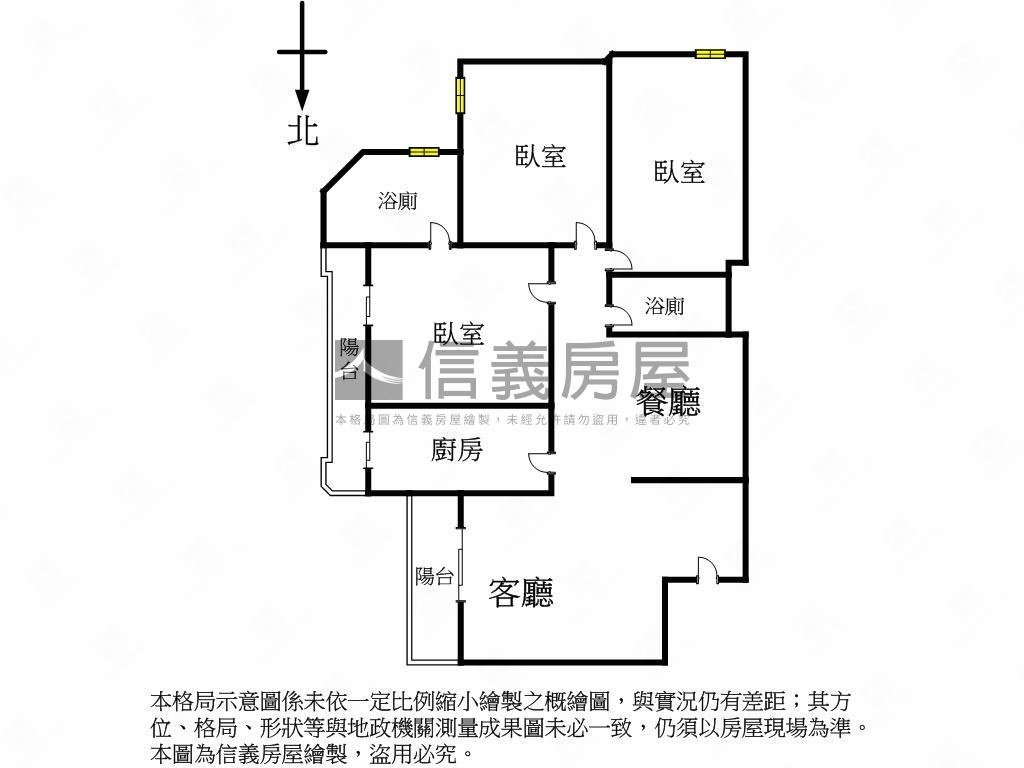 挹翠電梯低總大三房房屋室內格局與周邊環境