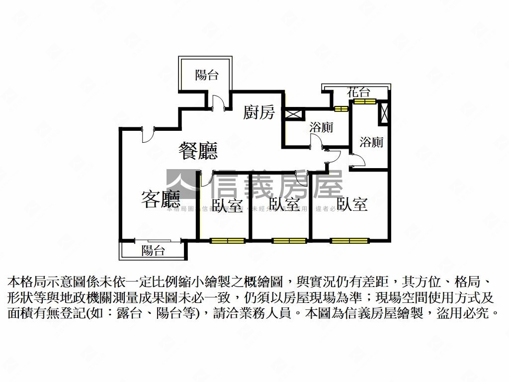 里禾❤️次頂樓三房平車房屋室內格局與周邊環境