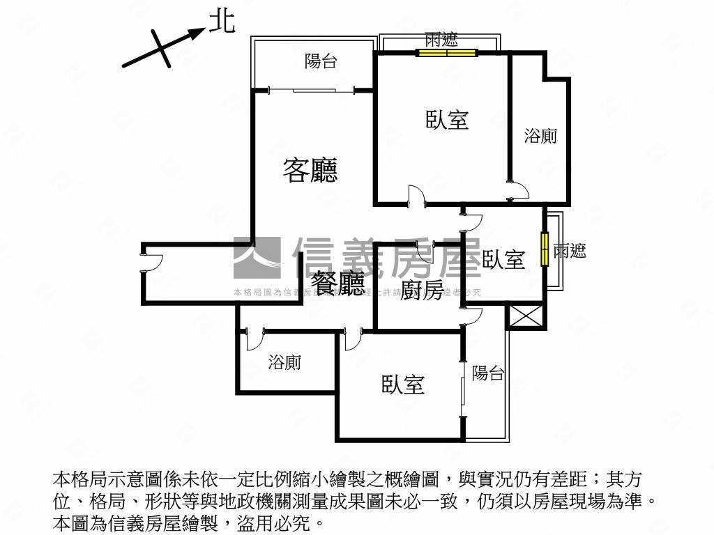 丰悅夏宮三房車位房屋室內格局與周邊環境