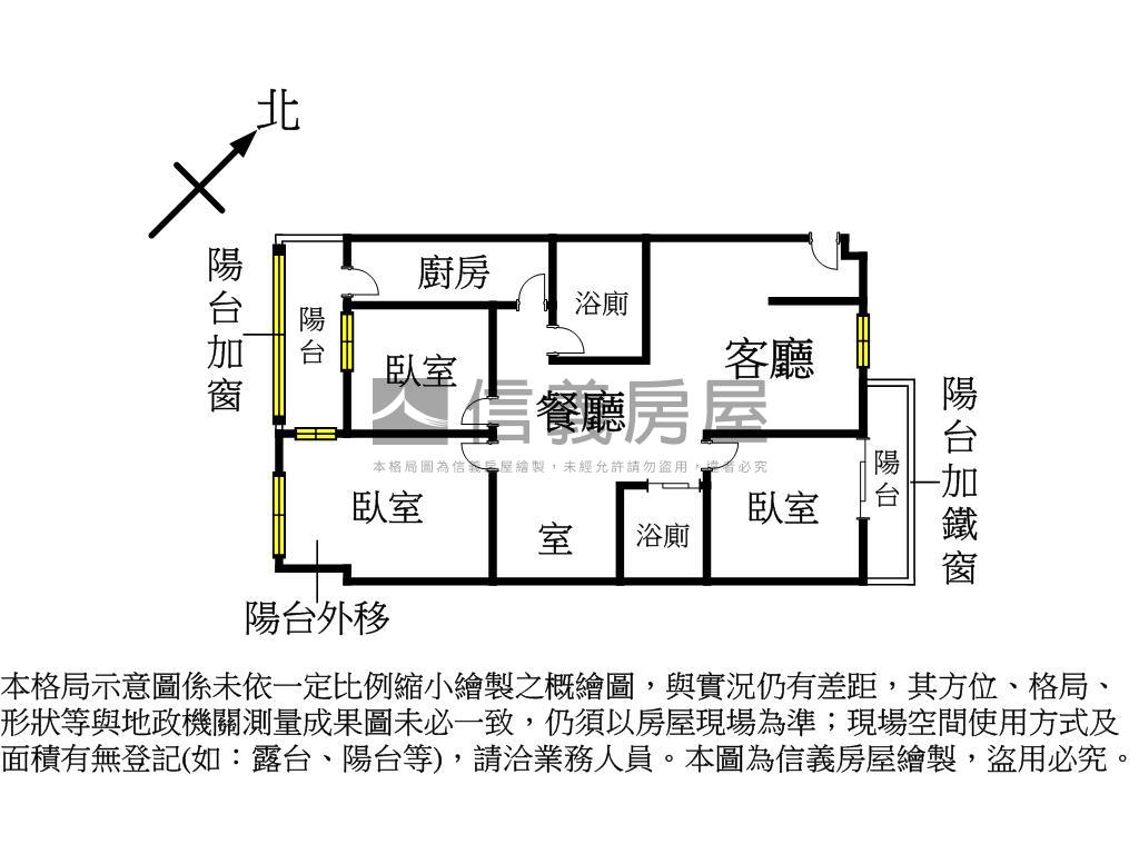 棒棒領帶城三房附平面車位房屋室內格局與周邊環境