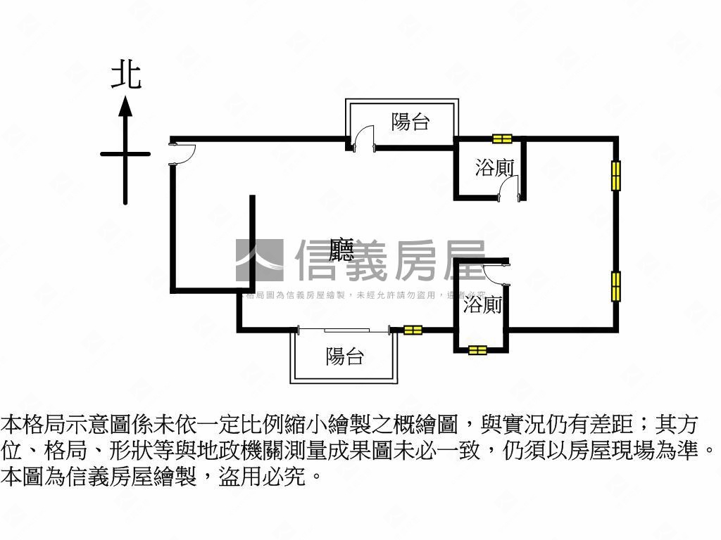 全新美華廈房屋室內格局與周邊環境