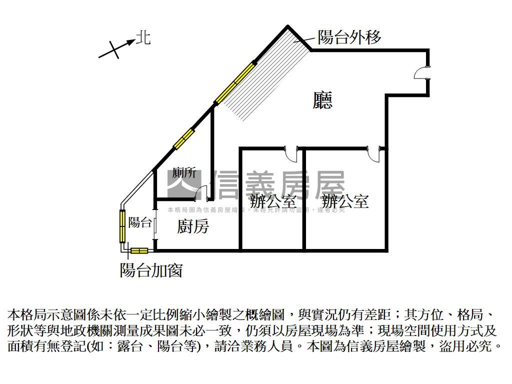 北區地點佳商辦空間房屋室內格局與周邊環境