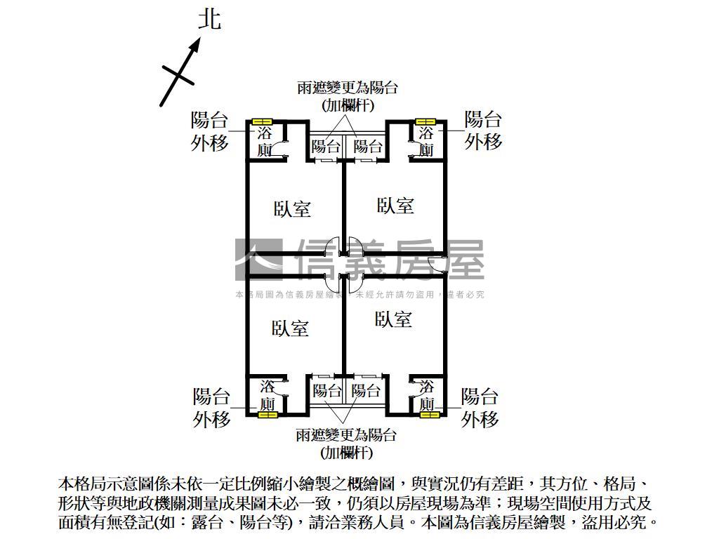 地點美的沙鹿投資套房房屋室內格局與周邊環境