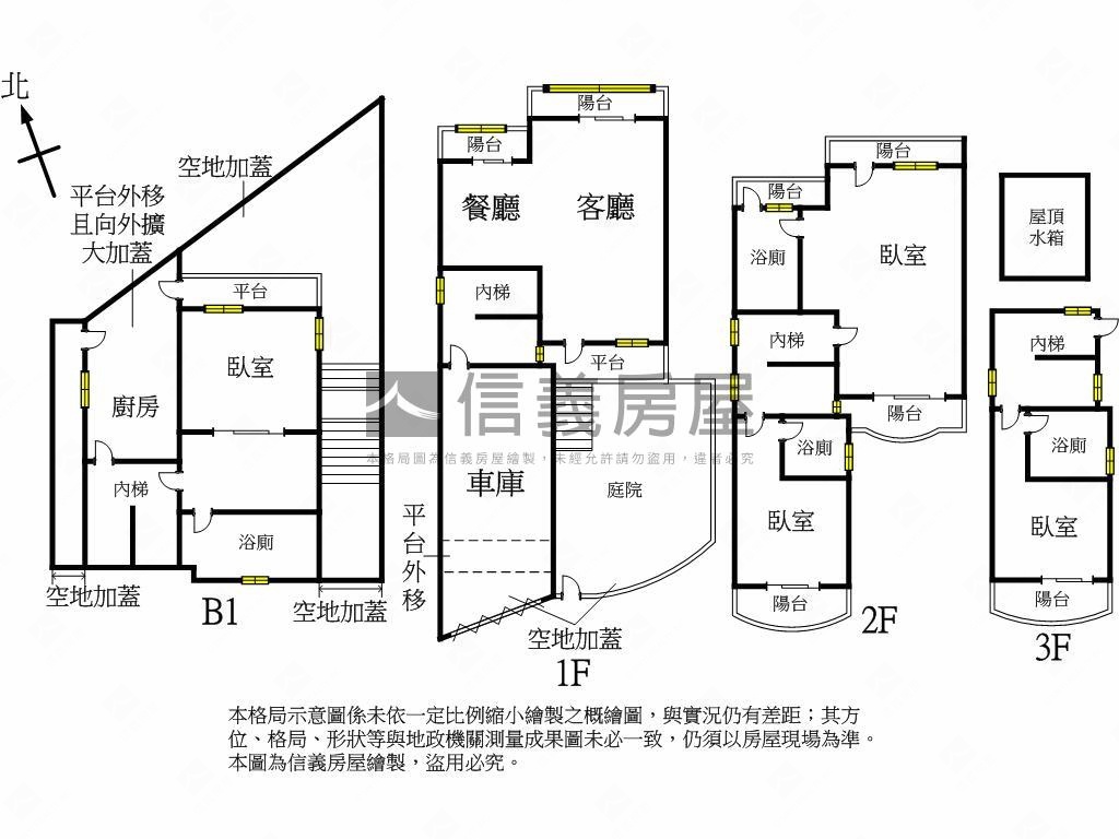 【ＶＲ】獨門獨戶前庭後院房屋室內格局與周邊環境
