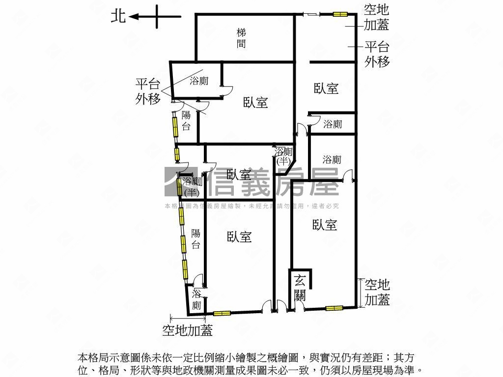 劍潭士林收租置產邊間一樓房屋室內格局與周邊環境