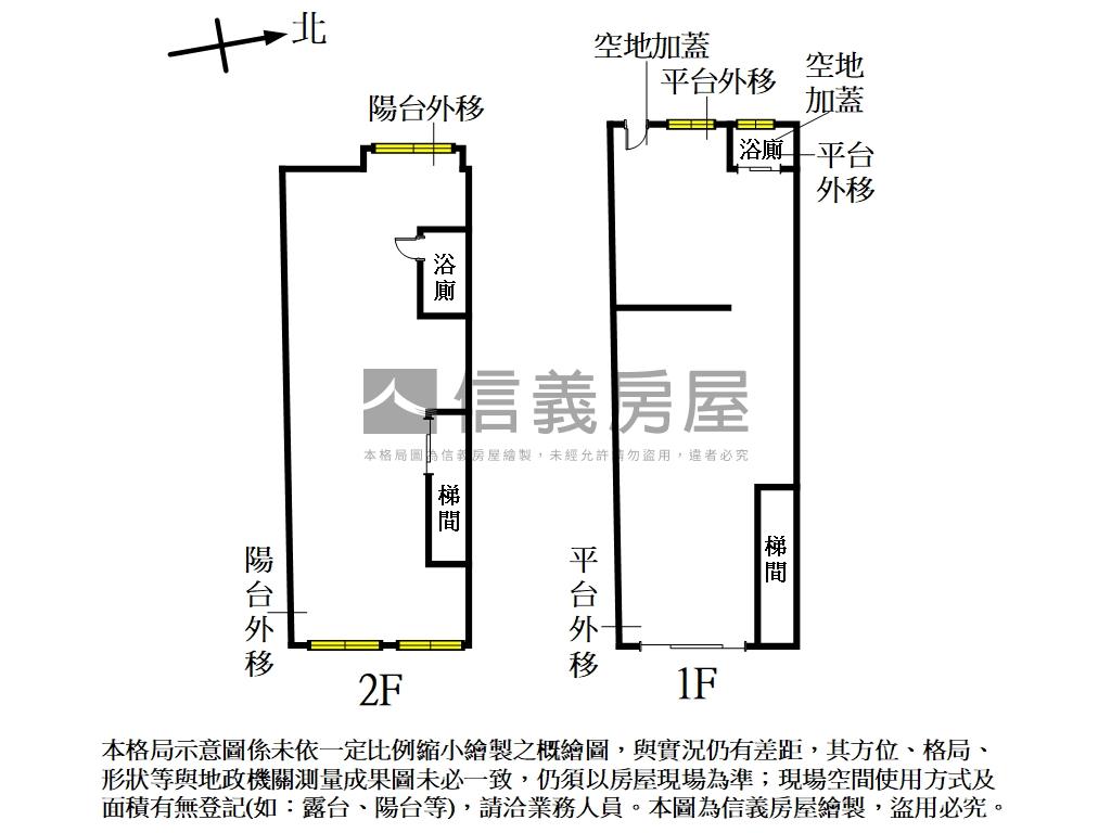 捷運信義路１＋２樓房屋室內格局與周邊環境