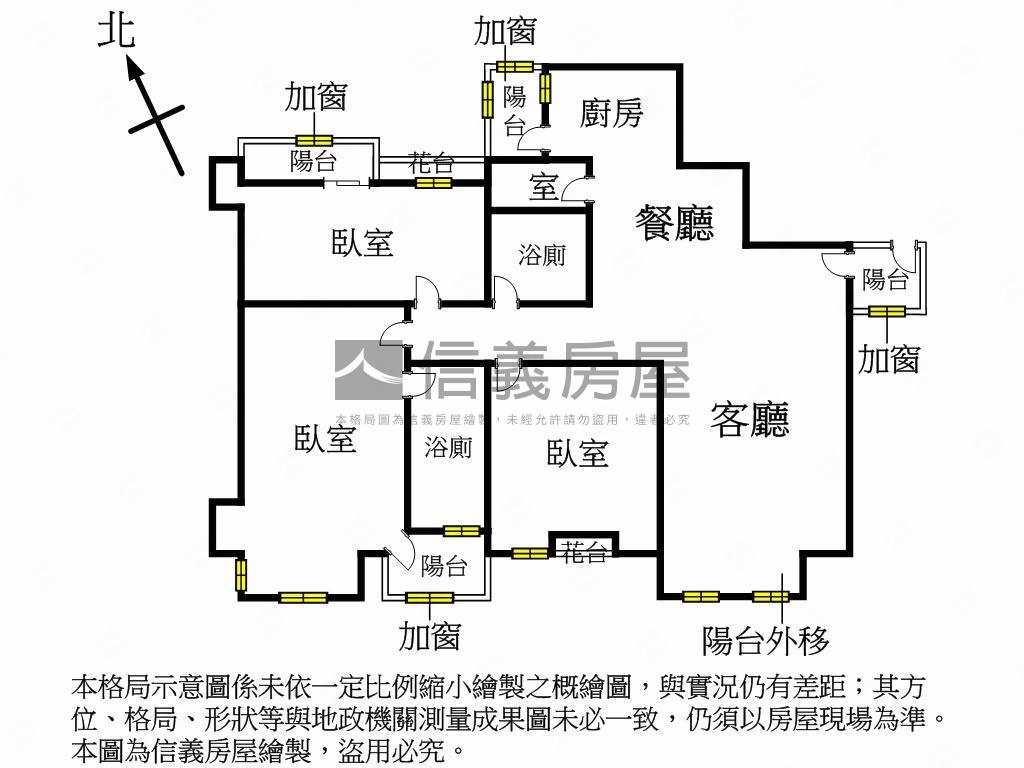 觀天下房屋室內格局與周邊環境