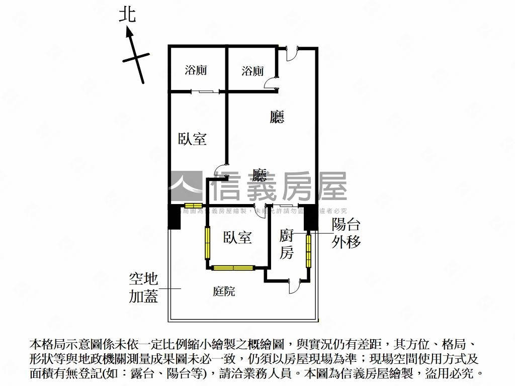 台北灣江南詩意２房房屋室內格局與周邊環境