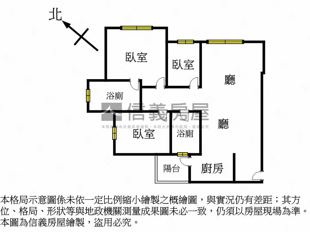 梧棲德光二城三房平車房屋室內格局與周邊環境