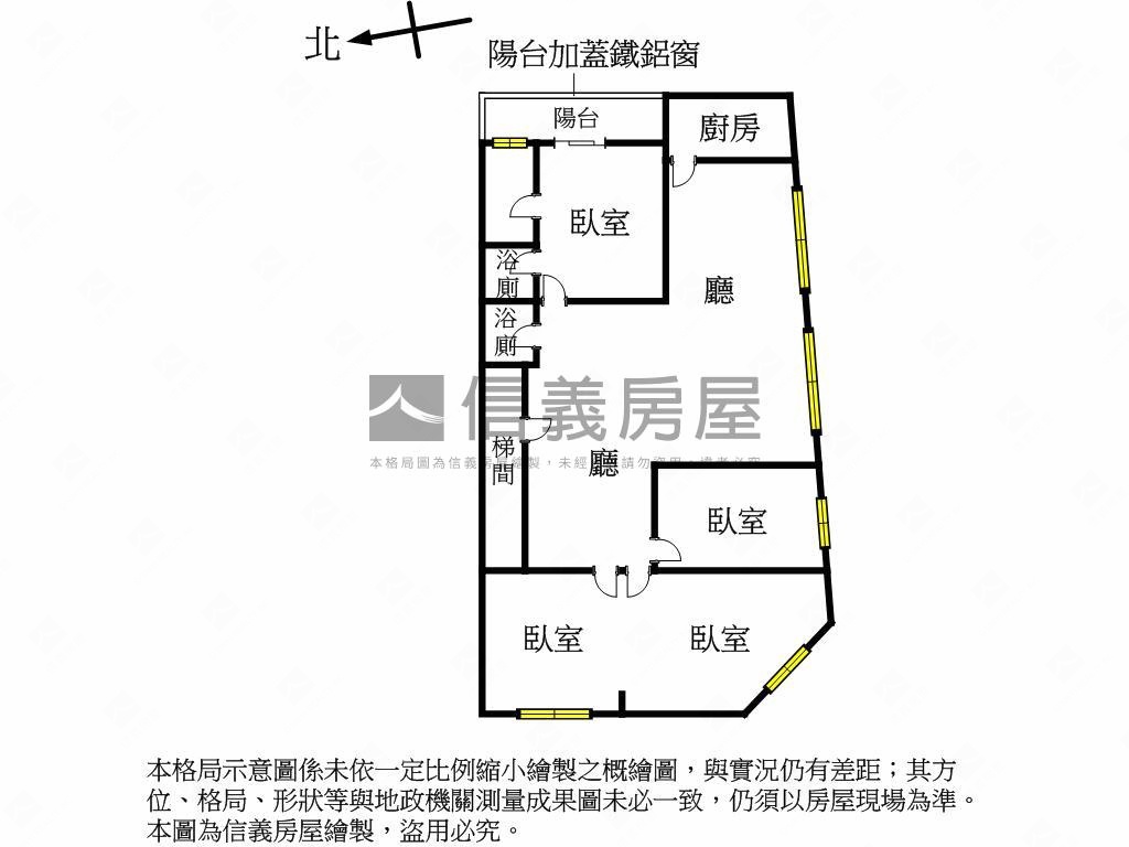 北安路一層一戶華廈房屋室內格局與周邊環境
